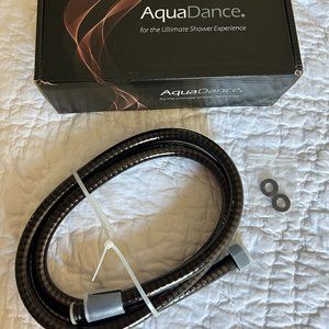 AquaDance Extra Flexible 6 Foot 6' Shower Hose & Washers Bronze Brand New